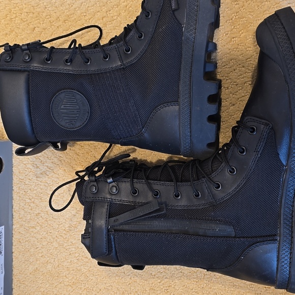 Men's Black Tactical Ops Waterproof Boot - Picture 3 of 6